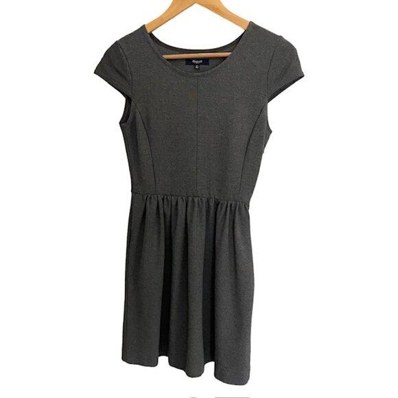 Madewell Grey Ponte Screenplay Dress XSmall - Picture 2 of 6